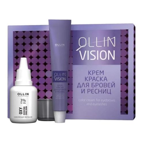 Ollin Vision. Крем-краска для бровей и ресниц