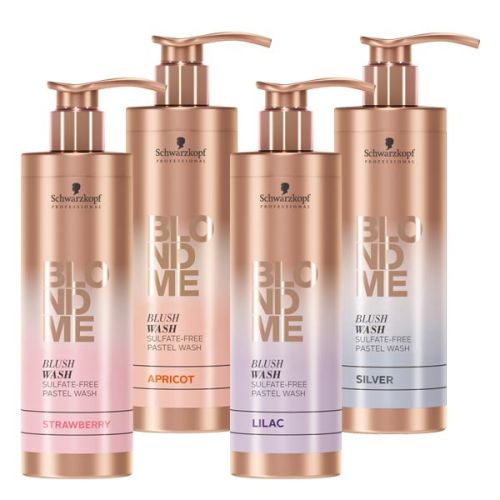 BlondMe Blush Wash. Бессульфатный смываемый тонер