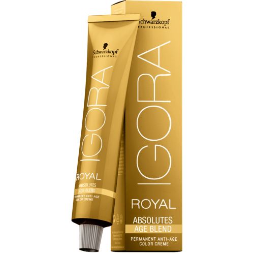 Igora Royal Absolutes AgeBlend. Крем-краска для седых волос 55+