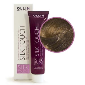 Безаммиачный стойкий краситель Ollin Silk Touch 7/0 русый 60 мл