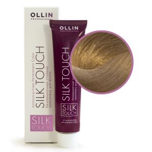 Безаммиачный стойкий краситель Ollin Silk Touch 9/0 блондин натуральный 60 мл