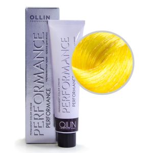 Перманентная крем-краска Ollin Performance. 0/33 желтый 60 мл