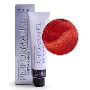 Перманентная крем-краска Ollin Performance. 0/66 красный 60 мл
