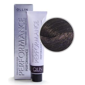 Перманентная крем-краска Ollin Performance. 2/22 черный фиолетовый 60 мл