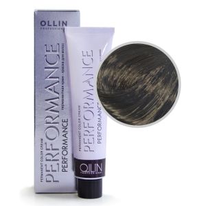 Перманентная крем-краска Ollin Performance. 3/0 темный шатен 60 мл