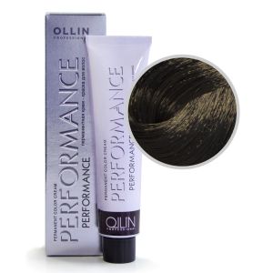 Перманентная крем-краска Ollin Performance. 5/09 светлый шатен прозрачно-зеленый 60 мл