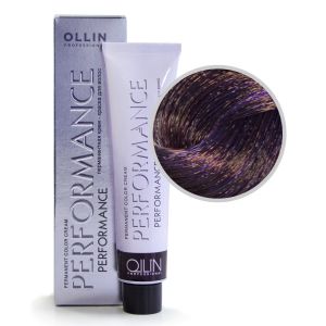 Перманентная крем-краска Ollin Performance. 5/22 светлый шатен фиолетовый 60 мл