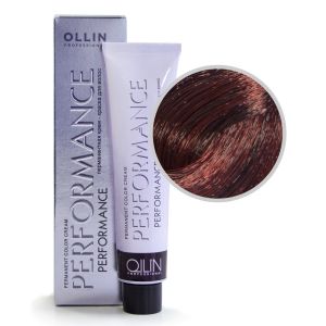 Перманентная крем-краска Ollin Performance. 5/6 светлый шатен красный 60 мл