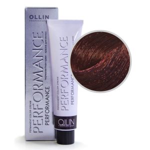 Перманентная крем-краска Ollin Performance. 6/5 темно-русый махагоновый 60 мл