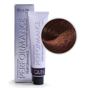 Перманентная крем-краска Ollin Performance. 6/6 темно-русый красный 60 мл