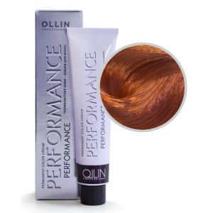 Перманентная крем-краска Ollin Performance. 7/43 русый медно-золотистый 60 мл