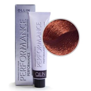 Перманентная крем-краска Ollin Performance. 7/46 русый медно-красный 60 мл