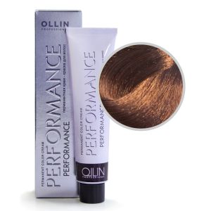 Перманентная крем-краска Ollin Performance. 7/75 русый коричнево-махагоновый 60 мл