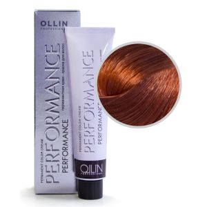 Перманентная крем-краска Ollin Performance. 8/4 светло-русый медный 60 мл