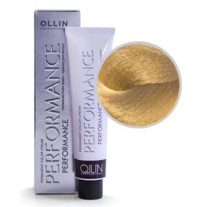 Перманентная крем-краска Ollin Performance. 10/03 светлый блондин прозрачно-золотистый 60 мл