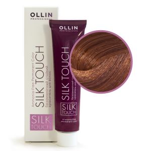 Безаммиачный стойкий краситель Ollin Silk Touch 7/43 русый медно-золотистый 60 мл