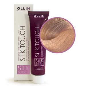 Безаммиачный стойкий краситель Ollin Silk Touch 9/5 блондин махагоновый 60 мл