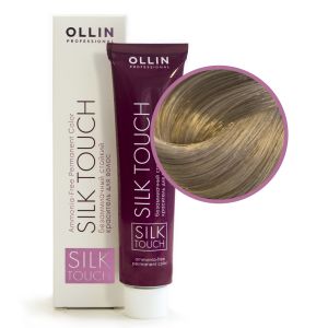 Безаммиачный стойкий краситель Ollin Silk Touch 9/72 блондин коричнево-фиолетовый 60 мл
