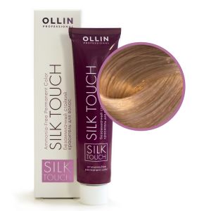 Безаммиачный стойкий краситель Ollin Silk Touch 9/73 блондин коричнево-золотистый 60 мл