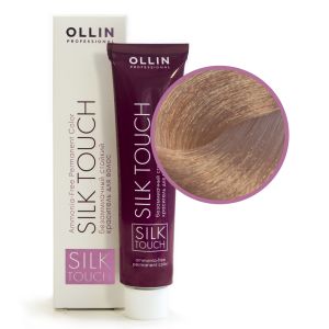 Безаммиачный стойкий краситель Ollin Silk Touch 10/5 светлый блондин махагоновый 60 мл