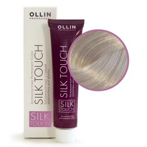 Безаммиачный стойкий краситель Ollin Silk Touch 10/8 светлый блондин жемчужный 60 мл