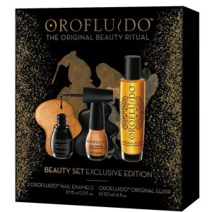 Подарочный набор Orofluido (Эликсир 50 мл + Лаки для ногтей)