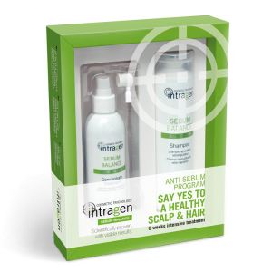 Набор Intragen для жирной кожи головы Revlon Intragen Sebum Balance Duo Pack (Шампунь 250 мл + Концентрат 125 мл)
