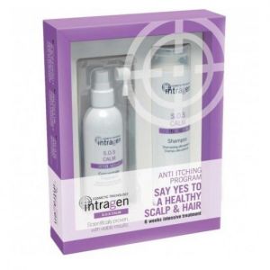 Набор Intragen для чувствительной кожи головы Revlon Intragen S.O.S. Calm Duo Pack (Шмпунь 250 мл + Крем-сыворока 125 мл)