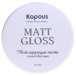 Моделирующая паста для волос сильной фиксации "Matt Gloss" 100 мл