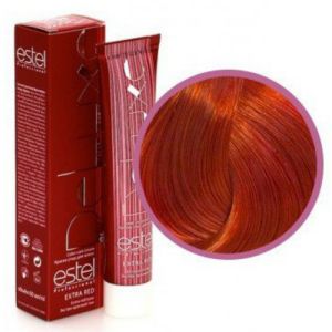 Краска-уход Estel De Luxe 66/54, темно-русый красно-медный (Extra Red) 60 мл