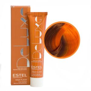 Краска-уход Estel De Luxe 43, медно-золотистый (High Flash) 60 мл