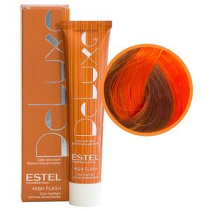 Краска-уход Estel De Luxe 44, медный (High Flash) 60 мл