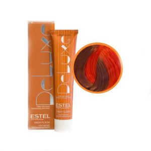 Краска-уход Estel De Luxe 55, красный (High Flash) 60 мл
