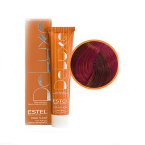Краска-уход Estel De Luxe 56, красно-фиолетовый (High Flash) 60 мл