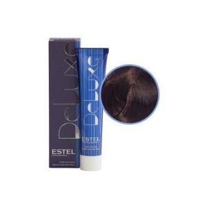 Краска-уход Estel De Luxe 4/6, шатен фиолетовый 60 мл