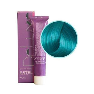Краска-уход Estel De Luxe Pastel 001, бирюза 60 мл