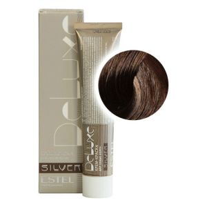 Крем-краска Estel De Luxe Silver 6/37, темно-русый золотисто-коричневый 60 мл