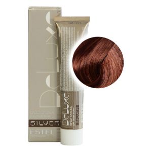 Крем-краска Estel De Luxe Silver 6/4, темно-русый медный 60 мл