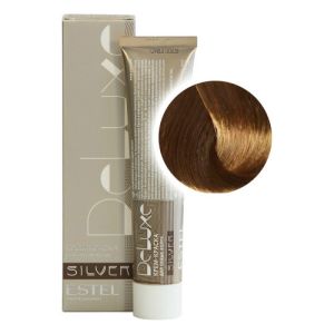 Крем-краска Estel De Luxe Silver 6/7, темно-русый коричневый 60 мл