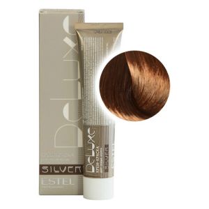 Крем-краска Estel De Luxe Silver 6/75, темно-русый коричнево-красный 60 мл