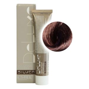 Крем-краска Estel De Luxe Silver 6/76, темно-русый коричнево-фиолетовый 60 мл