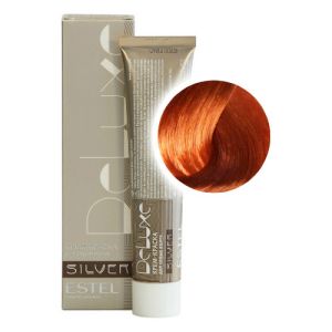 Крем-краска Estel De Luxe Silver 7/44, русый медный интенсивный 60 мл