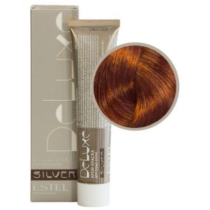 Крем-краска Estel De Luxe Silver 7/45, русый медно-красный 60 мл
