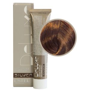 Крем-краска Estel De Luxe Silver 7/75, русый коричнево-красный 60 мл