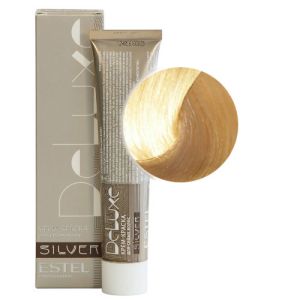 Крем-краска Estel De Luxe Silver 10/36, светлый блондин золотисто-фиолетовый для 100% седины 60 мл