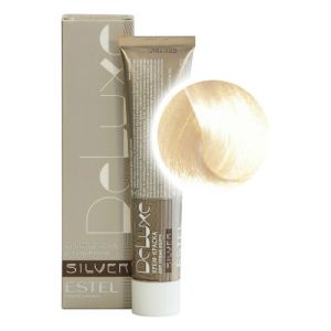 Крем-краска Estel De Luxe Silver 10/76, светлый блондин коричнево-фиолетовый для 100% седины 60 мл