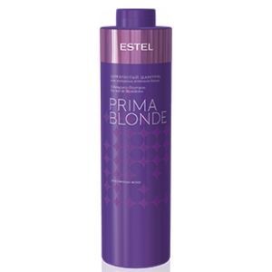 Серебристый шампунь для холодных оттенков блонд Estel Prima Blonde 1000 мл