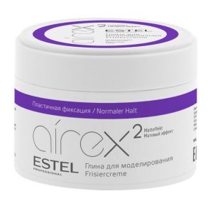 Глина для моделирования волос с матовым эффектом пластичной фиксации Airex 65 мл