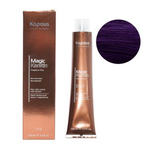 Крем-краска без аммония Magic Keratin «Non Ammonia» усилитель NA 02 фиолетовый 100 мл