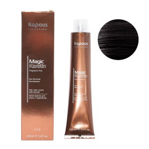 Крем-краска без аммония Magic Keratin «Non Ammonia» NA 4.81 коричнево-пепельный 100 мл